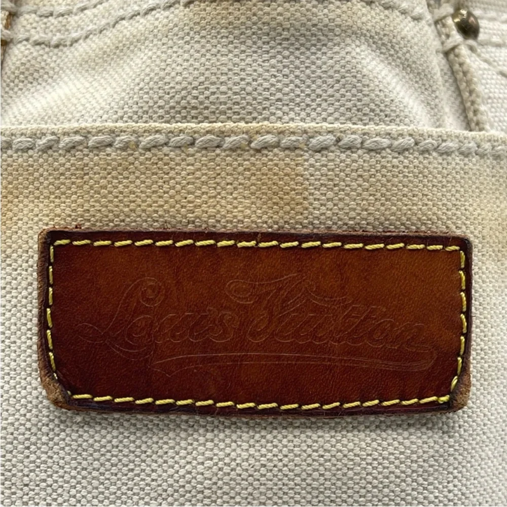 Louis Vuitton Globe Shopper Cruise Tote Bag Canvas Blue - Picture 10 of 16